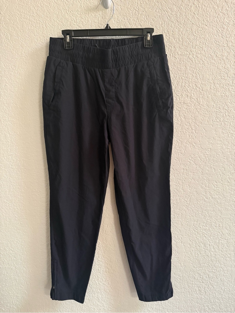 Womens Black Technical Travel Pants